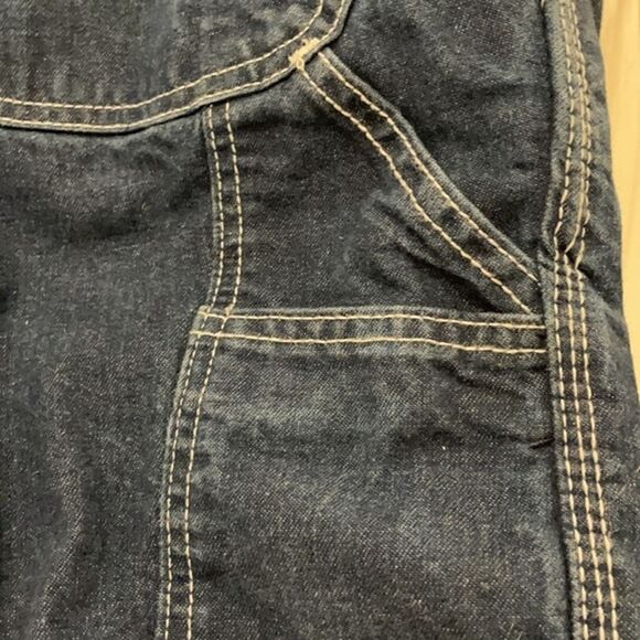 Carhartt Relaxed Fit Flame Resistant Denim Blue Jeans Mens 40 x 30 - Picture 13 of 15